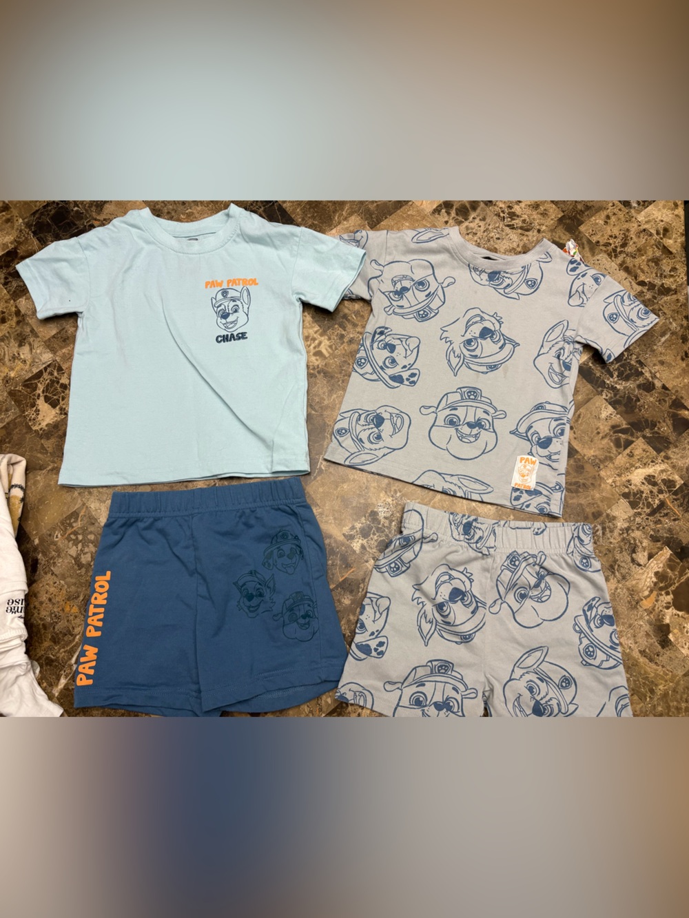 Paw Patrol bundles of 2 matching set summer short & tshirt 3 years
